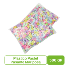 Plastico Pastel Mariposa Paquete Grande 500gr