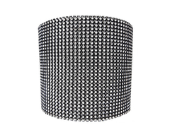 Metro Falso Strass Base Negro con Cristal