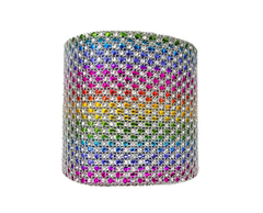 Metro Falso Strass Multicolor