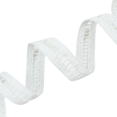 Puntilla Vainilla Moda 20mm Blanco - ALMACEN DE ARMADO