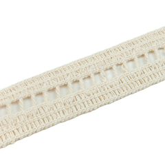 Puntilla Entredos Moda 20mm Crudo