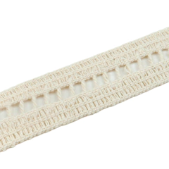 Puntilla Vainilla Moda 20mm Crudo