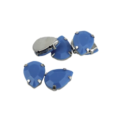 Gemas Engarzada Opaca Gota 13x18 mm