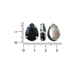 Gemas Engarzada Opaca Gota 13x18 mm - comprar online