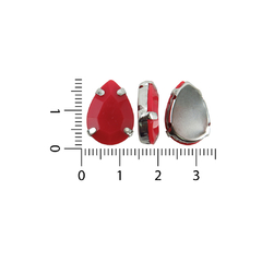 Gemas Engarzada Opaca Gota 13x18 mm - tienda online