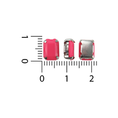 Gemas Engarzada Opaca Rectangular 06x08 mm - comprar online