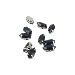 Gemas Engarzada Opacas Semilla 4x8 mm