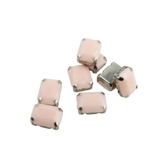 Gemas Engarzada Opaca Rectangular 06x08 mm - ALMACEN DE ARMADO