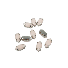 Gemas Engarzada Opacas Semilla 4x8 mm