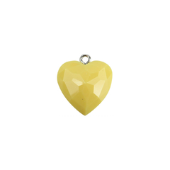 Dijes de Resina Corazon Plano