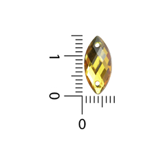 Gemas Para Coser Facetadas Semilla Navette 7x15 mm en internet