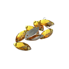 Gemas Para Coser Facetadas Semilla Navette 7x15 mm - comprar online