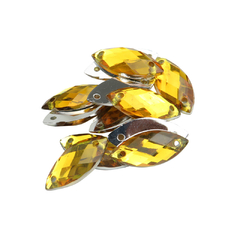 Gemas Para Coser Facetadas Semilla Navette 9x20 mm x 100 unidades - comprar online