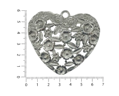 Dijes de Fundición Corazón Grande - comprar online