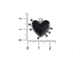 Corazon Esmaltado Chico x 5 unidades - comprar online