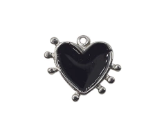 Corazon Esmaltado Chico x 5 unidades