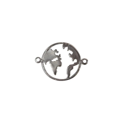 Dijes de Fundición Varios Mundo Doble Pasante