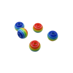 Bolitas Rayadas de Colores 8MM - ALMACEN DE ARMADO