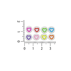 Plástico Plano Corazon Mix Fondo - comprar online