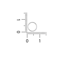 Argollas 8 mm x 1.0 mm Plata - comprar online