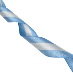 Cinta Bandera Argentina Ceremonia 2,5 cm x 10 mt - comprar online