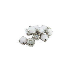 Gemas Engarzada Opaca Redonda 8 mm - tienda online