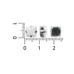 Gemas Engarzada Opaca Cuadrada 8x8 mm en internet