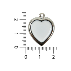 Imagen de Corazon Esmaltado Con Borde x 5 Unidades