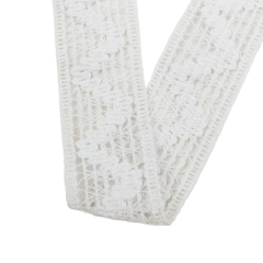 Puntilla Entredos Zeta 30mm Blanco - ALMACEN DE ARMADO