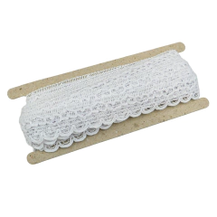 Puntilla Corazon 25mm Blanco - comprar online