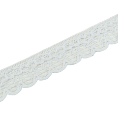 Puntilla Corazon 25mm Blanco