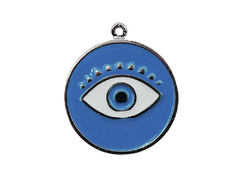 Ojos Turcos Circular Grande Esmaltado x 5 unidades - tienda online