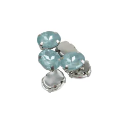 Gemas Engarzada Opalina Oval 8x10 mm - tienda online