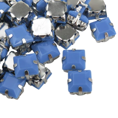 Gemas Engarzada Opaca Cuadrada 8x8 mm - comprar online