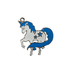 Unicornio con Estrellas Esmaltado x 5 unidades