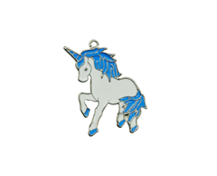 Unicornio Esmaltado Grande x 5 unidades