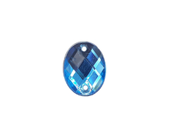 Gemas Para Coser Facetadas Oval 10x14 mm x 100/500 unidades