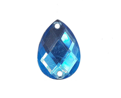 Gemas Para Coser Facetadas Gota 13x18 mm x 100 unidades