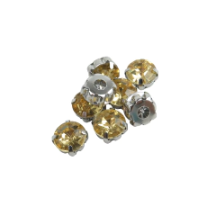 Gemas Engarzada Traslucida Redonda 10 mm - ALMACEN DE ARMADO