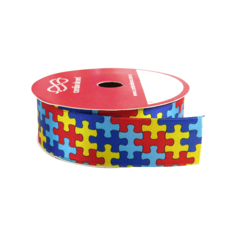 Cinta Estampada Conciencia TEA 2,3 cm x 10 mt