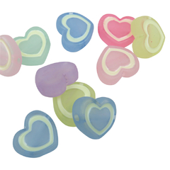 Plastico Traslucido Corazon 22mm en internet
