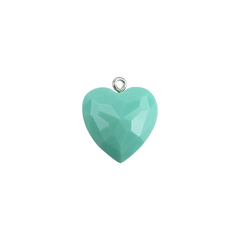 Dijes de Resina Corazon Plano