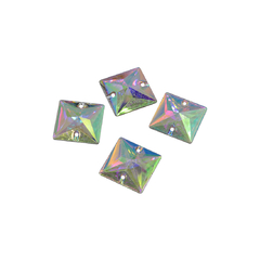 Gemas Tornasoladas Cuadrada 22 mm x 20/50 unidades en internet