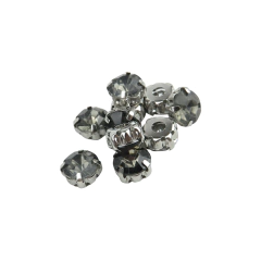 Imagen de Gemas Engarzada Traslucida Redonda 10 mm