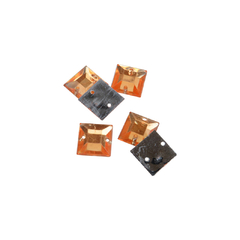 Gemas Para Coser Facetadas Cuadrada 12x12 mm x 100/500 unidades - tienda online