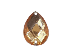 Gemas Para Coser Facetadas Gota 13x18 mm x 100 unidades - ALMACEN DE ARMADO