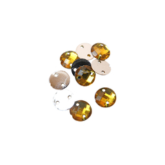 Imagen de Gemas Para Coser Facetadas Redonda 8 mm x 200/500 unidades