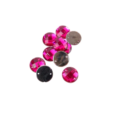 Gemas Para Coser Facetadas Redonda 16 mm