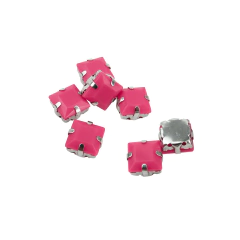 Gemas Engarzada Opaca Cuadrada 8x8 mm - ALMACEN DE ARMADO
