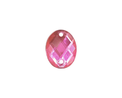 Gemas Para Coser Facetadas Oval 10x14 mm x 100/500 unidades